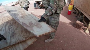 601st Engineer Detachment Fort Bliss project