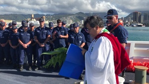 B-Roll: USCGC Kimball (WMSL 756) arrives to Honolulu for first time