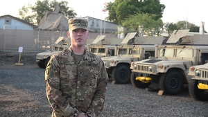 Army Spc. Knippel Happy Holidays Greeting