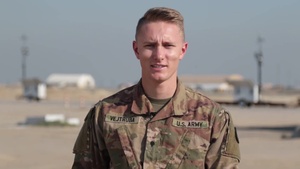 Spc. Jared Vejtruba sends holiday greetings