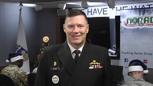 NORAD Tracks Santa Interview: Rear Admiral James Clarke WJZY-TV