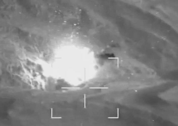 Coalition forces conducted airstrikes against ISIS targets