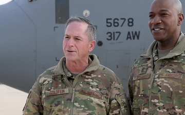 CSAF and CMSAF Holiday Shoutout - Bagram