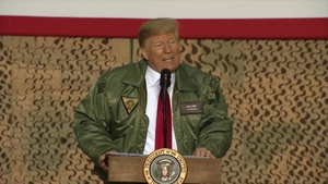 President Trump Addresses Troops in Iraq