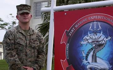 Lance Cpl. Laughlin Holiday Shoutout