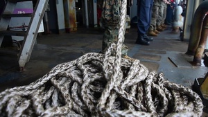 USS Fort McHenry Replenishment at Sea