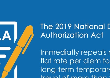 Flat rate per diem change