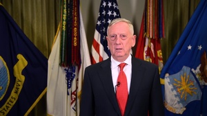 U.S. Secretary of Defense James. N. Mattis Sends Holiday Message to Department of Defense