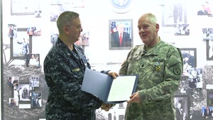 Col. O'Grady Retirement Ceremony