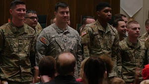Co G , 1st BN, 168th Aviation Regiment Sendoff Ceremony