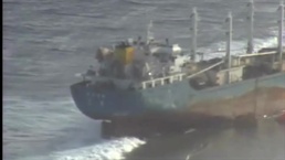 B-Roll: Coast Guard, Republic of Marshall Islands respond to grounded Ou Ya Leng No. 6