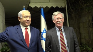 NSA Bolton, Israeli Prime Minister Netanyahu Before Deliver Statements to Press