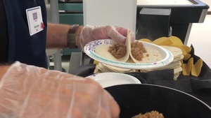 USO Foster Serves Free Tacos