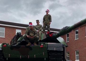 II MEF Marines Show Off Their Holiday Spirit