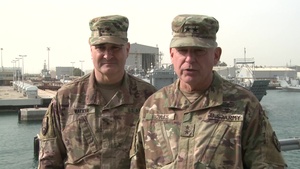 The Adjutant General of Mississippi Visits Troops in Kuwait