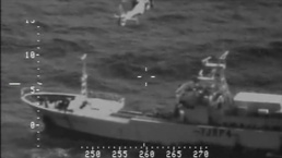 BROLL: Coast Guard conducts medevac of fisher off Kauai