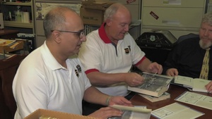 WWII veteran military book collection donated to Offutt
