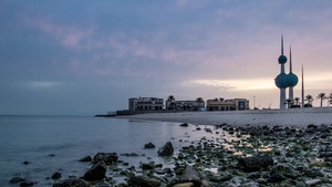 Sunrise Timelapse at Kuwait Towers