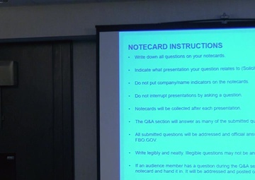 Industry Day - Rules of Engagement