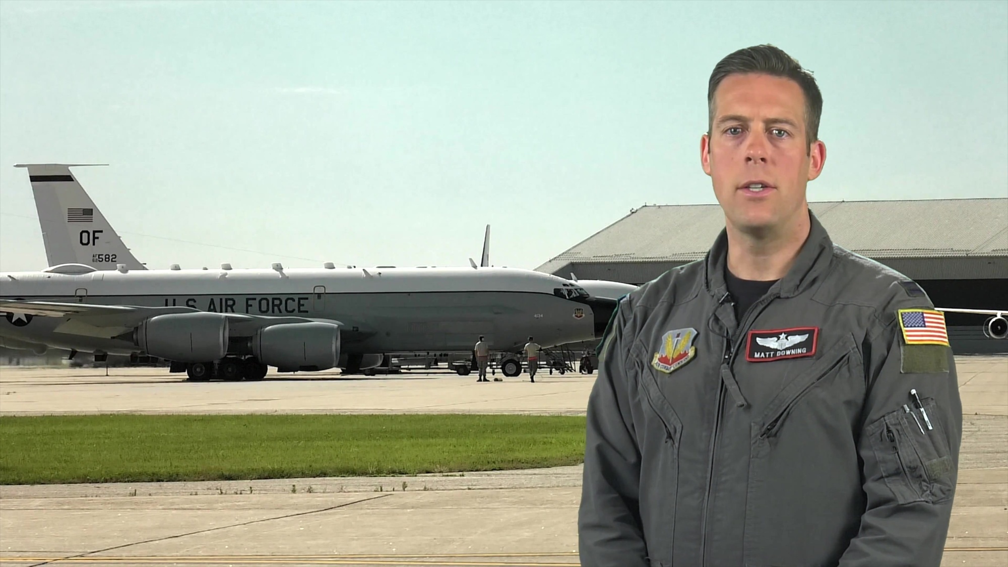 Describes hazards for flight approach to Offutt Air Force Base.