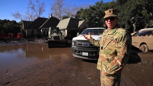 Cal Guard engineers clear debris following Montecito mudslide