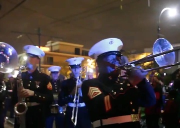 U.S. Marine Corps Forces Reserve Band performs in New Orleans