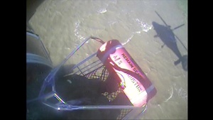 Coast Guard rescues three hunters, dog near Freeport, Texas