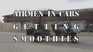 Airmen in Cars Getting Smoothies: MLK Day