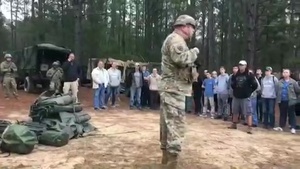 Maj. Gen. Van McCarty Speaks to JROTC Cadets