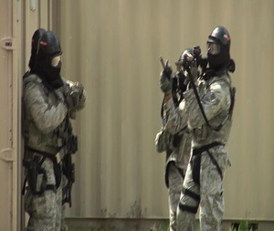 Security Forces conduct weapons training