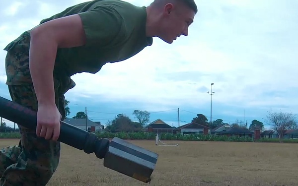 MARFORRES Marines Build Camaraderie During Quarterly Relay Race