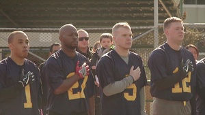 AFN Daegu - Pacific Update - Army Vs. Navy Flag Football (Broll)