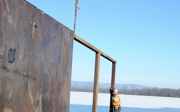 Protecting our infrastructure - winter maintenance at locks and dams