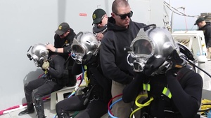 86th Engineer Dive Detachment conducts master diver evaluations