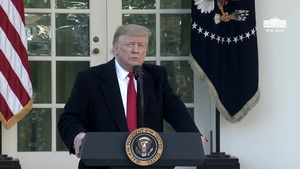 President Trump Delivers Remarks Regarding the Shutdown