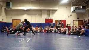 All-Marine Wrestling Team Conducts Clinics in Oregon