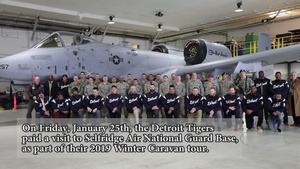 Detroit Tigers Winter Caravan Visits Selfridge ANGB