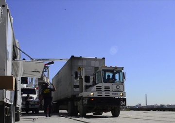 Customs and Border Protection Agents Search for Illicit Drugs