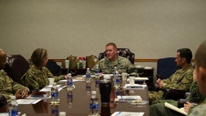 Lt. Gen. Kwast Visits Tyndall Air Force Base