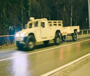 1st Armored Brigade Combat Team, 1st Infantry Division begins convoys to Poland