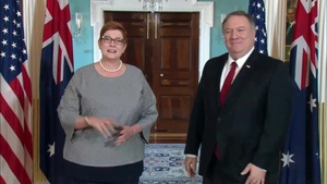 Secretary Pompeo Meets with Australian Foreign Minister Marise Payne