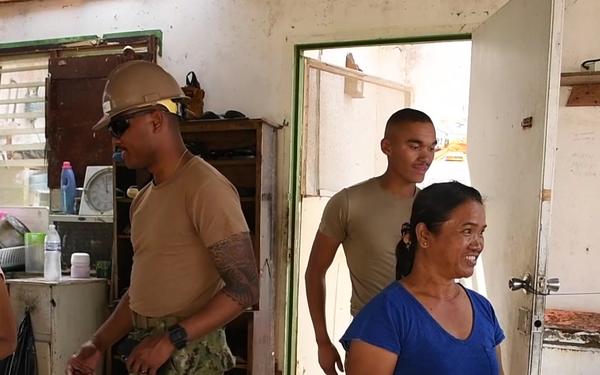 SeaBee Impact to a Tinian Community