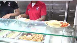 Culinary specialists serve a slice of home