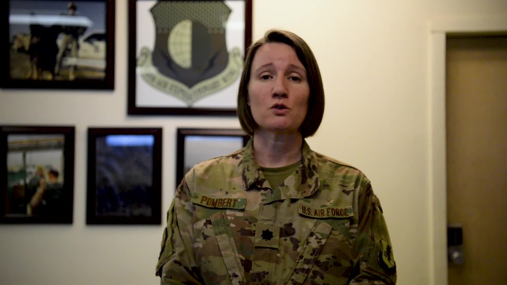 DVIDS - Video - Women's History Month Shoutout - Lt. Col. Casey Pombert