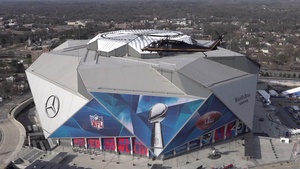 CBP Air and Marine Operations Provides Air Security for Super Bowl LIII Mercedes-Benz Stadium