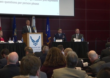 The 325th Fighter Wing and Tyndall Program Management Office host Industry Day