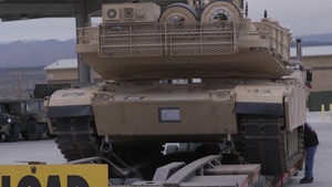 Comanche Run Tank Loading B-roll