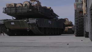 Comanche Run Tank Loading B-roll