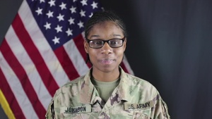 Sgt Briana Johnson- Women's History Month
