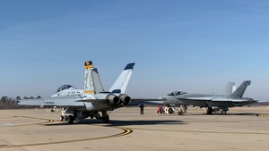 NAS Oceana Flyover for Captain Rosemary Mariner